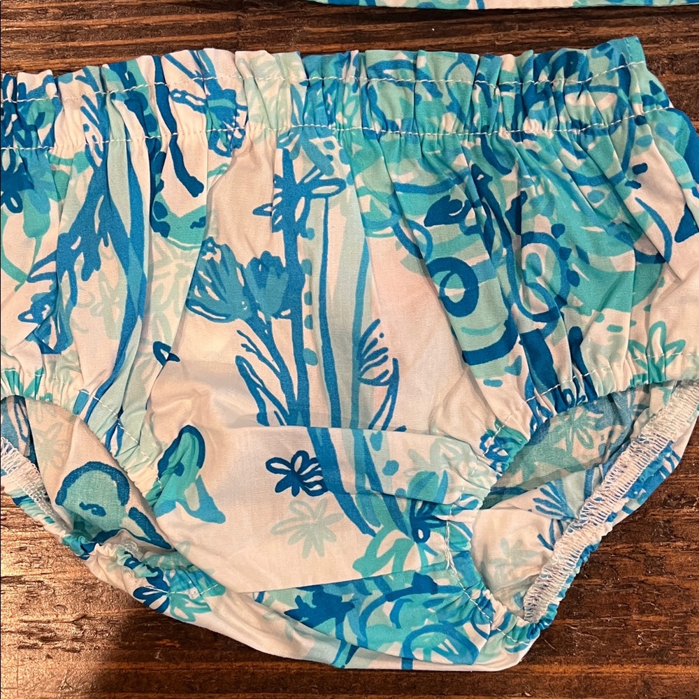 Lilly Pulitzer Blue and White dress Set - Picture 4 of 5